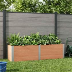 Jardini&egrave;re sur&eacute;lev&eacute;e Marron 200 x 50 x 54 cm