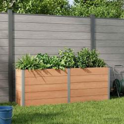 Jardini&egrave;re sur&eacute;lev&eacute;e Marron 250 x 50 x 91 cm