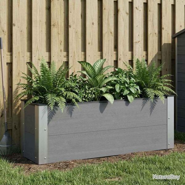Jardini�re sur�lev�e Gris 100 x 30 x 36 cm