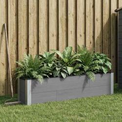 Jardini&egrave;re sur&eacute;lev&eacute;e Gris 150 x 30 x 36 cm