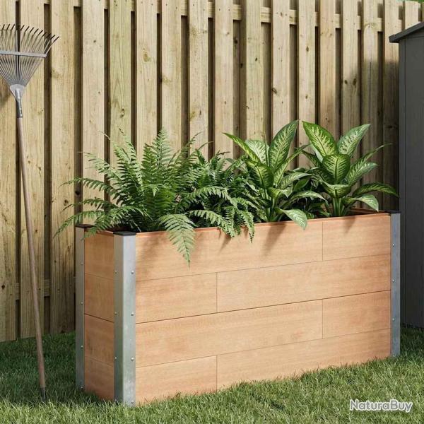 Jardini�re sur�lev�e Marron 150 x 30 x 72 cm