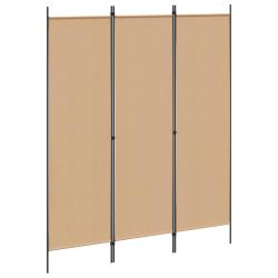Paravent Beige 150 x 180 cm Tissu