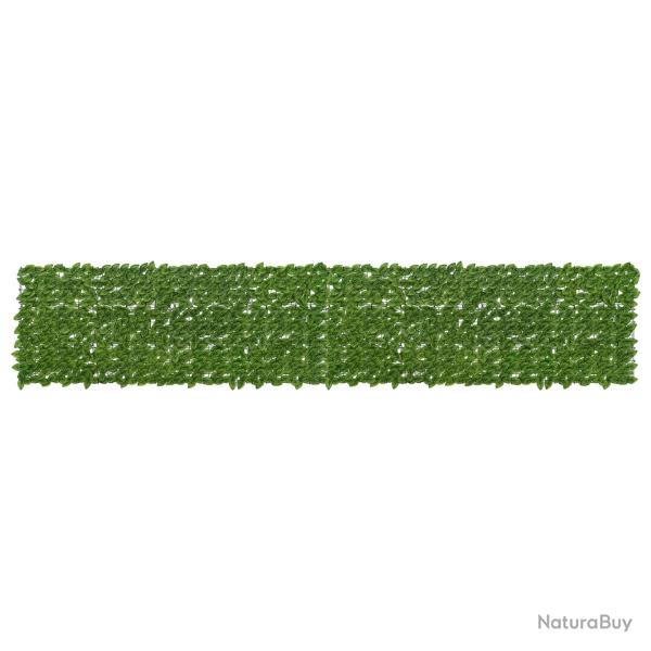 �cran de balcon avec feuilles Vert et jaune 400 x 75 cm