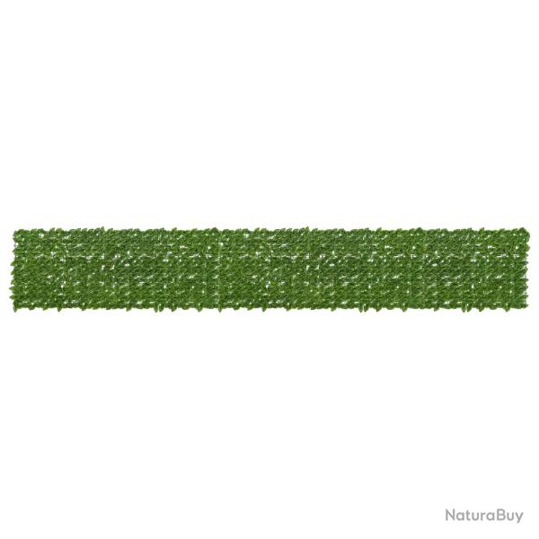 �cran de balcon avec feuilles Vert et jaune 500 x 75 cm