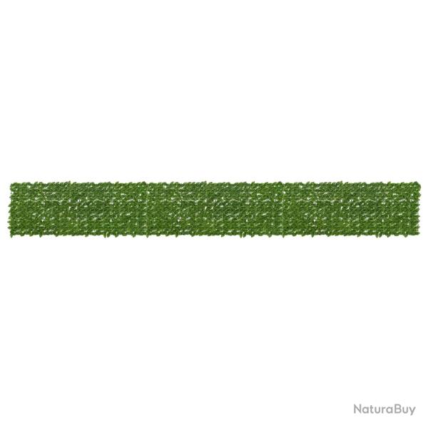 �cran de balcon avec feuilles Vert et jaune 600 x 75 cm