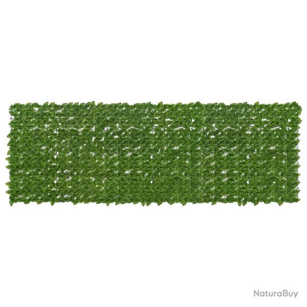 �cran de balcon avec feuilles Vert et jaune 300 x 100 cm