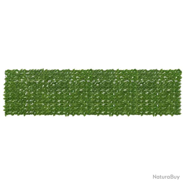 �cran de balcon avec feuilles Vert et jaune 400 x 100 cm