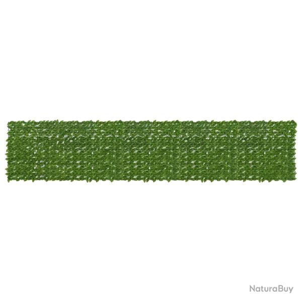 �cran de balcon avec feuilles Vert et jaune 500 x 100 cm