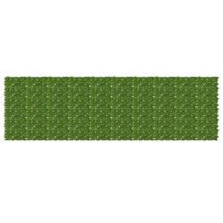 &Eacute;cran de balcon avec feuilles Vert et jaune 500 x 150 cm