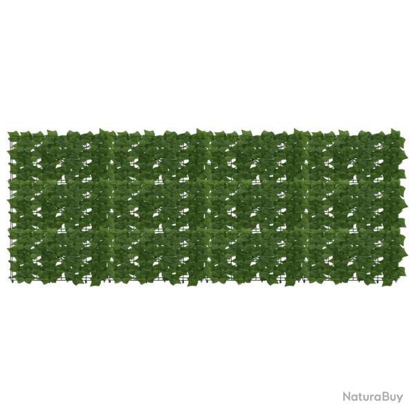 �cran de balcon avec feuilles Vert 200 x 75 cm