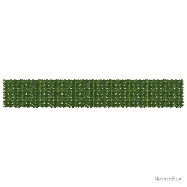 �cran de balcon avec feuilles Vert 500 x 75 cm