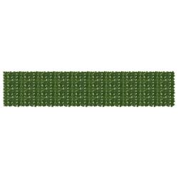&Eacute;cran de balcon avec feuilles Vert 500 x 100 cm