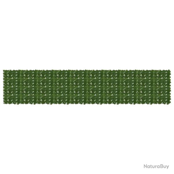�cran de balcon avec feuilles Vert 500 x 100 cm