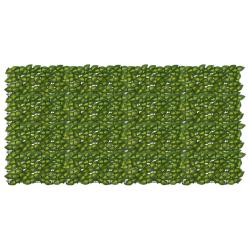 &Eacute;cran de balcon avec feuilles Vert et jaune 200 x 100 cm