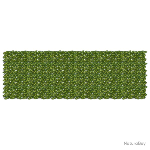 �cran de balcon avec feuilles Vert et jaune 300 x 100 cm