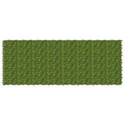 &Eacute;cran de balcon avec feuilles Vert et jaune 400 x 150 cm