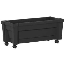 Pot Calypso avec roues Anthracite 79 x 35 x 33 cm PP