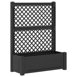 Grand bac avec treille Anthracite 99,5 x 43 x 133,5 cm PP