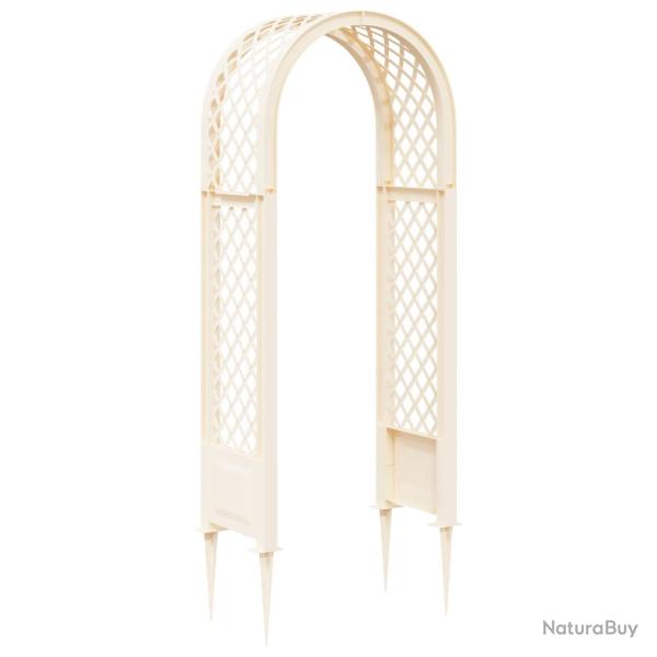 Arche � roses avec pointes Blanc 97 x 43 x 218 cm PP