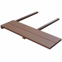 Planche de terrasse 6 pcs Marron WPC