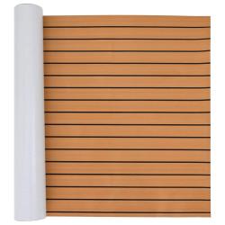 Tapis de bateau Marron et noir 240 x 90 cm EVA
