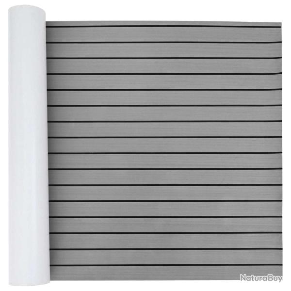 Tapis de bateau Ray� Gris clair et noir 240 x 90 cm EVA