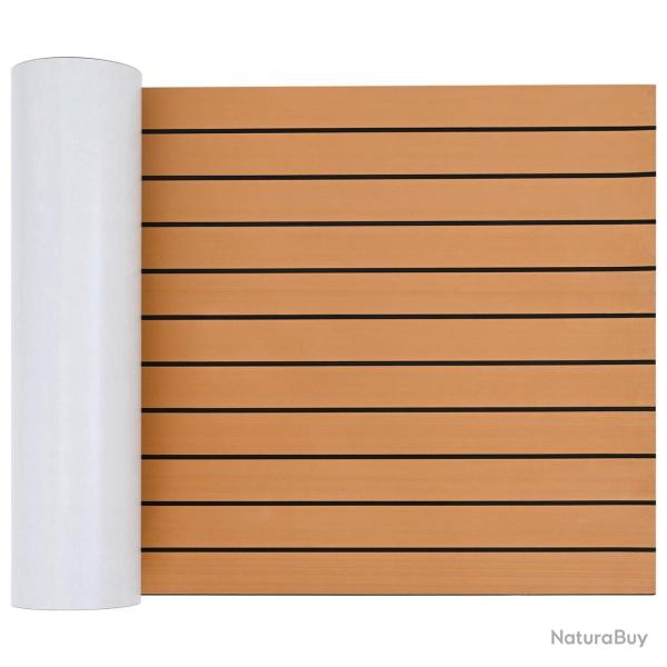 Tapis de bateau Ray� Marron et noir 240 x 60 cm EVA
