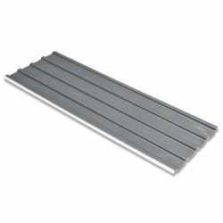 Panneau de toiture 12 pcs Gris 129 x 45 cm Acier galvanis&eacute;