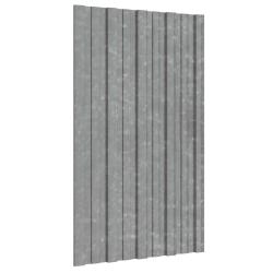 Panneau de toiture 36 pcs Argent&eacute; 80 x 45 cm Acier galvanis&eacute;