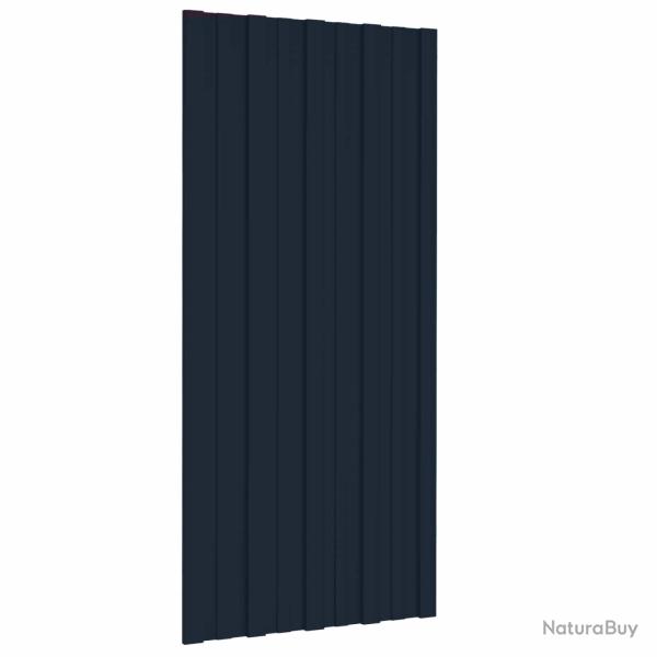Panneau de toiture 36 pcs Anthracite 100 x 45 cm