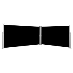 Auvent lat&eacute;ral r&eacute;tractable Noir 160 x 600 cm