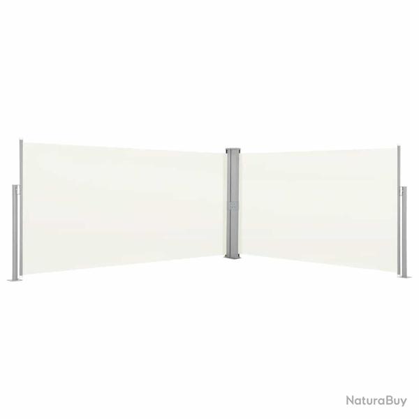 Auvent lat�ral r�tractable 160x600 cm Cr�me