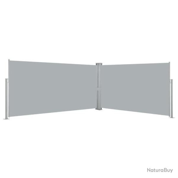 Auvent lat�ral r�tractable 160x600 cm Gris