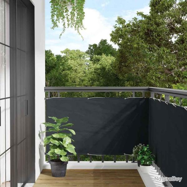 �cran de balcon en tissu Oxford 75x400 cm Anthracite