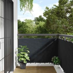 &Eacute;cran de balcon en tissu Oxford anthracite de 90x400 cm