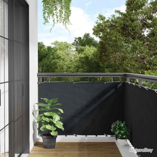 �cran de balcon en tissu Oxford 90x600 cm Anthracite