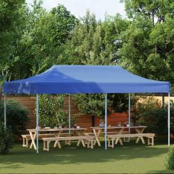 Tente pliable, bleue, 3 &times; 6 m