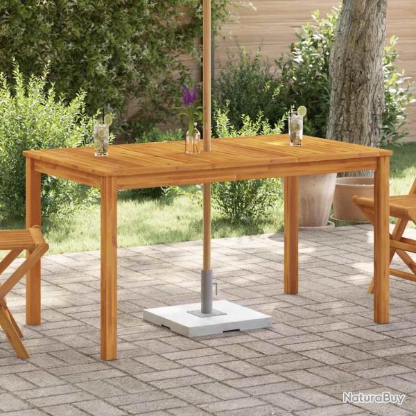 Table de 140x80x74 cm Bois d'acacia massif