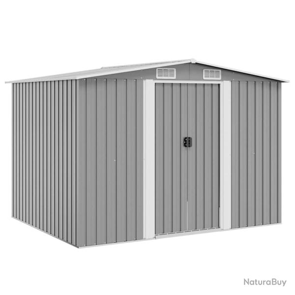 Abri de stockage pour m�tal gris 257x205x178 cm