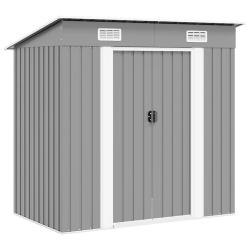 Abri de M&eacute;tal Gris