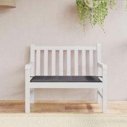Coussin de banc de anthracite 120x50x3 cm tissu oxford