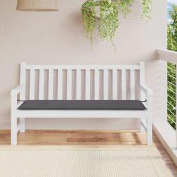Coussin de banc de anthracite 150x50x3 cm tissu oxford