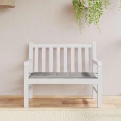 Coussin de banc de gris 100x50x3 cm tissu oxford