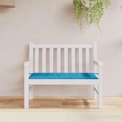 Coussin de banc de bleu 100x50x3 cm tissu oxford