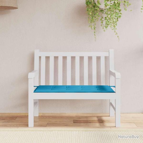 Coussin de banc de bleu 100x50x3 cm tissu oxford