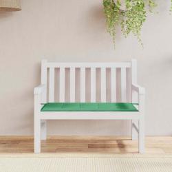 Coussin de banc de vert 100x50x3 cm tissu oxford
