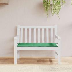 Coussin de banc de vert 120x50x3 cm tissu oxford