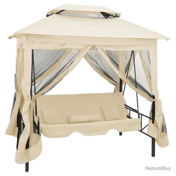 Belv�d�re convertible en balancelle Blanc cr�me
