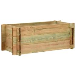 Jardini&egrave;re sur&eacute;lev&eacute;e pour l&eacute;gumes Bois de pin impr&eacute;gn&eacute; 80 cm