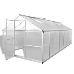 Serre Aluminium renforc&eacute; 10,53 m&sup2;